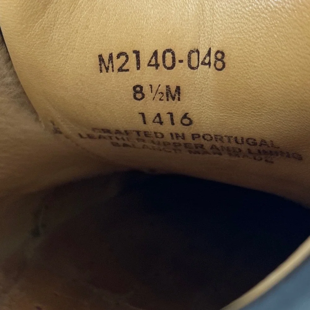Samuel Hubbard Market Cap Oxford Mens 8.5 M Black Excellent Vibram Sole Derby